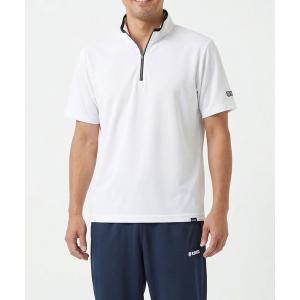 tシャツ 「K-SWISS/ケースイス」ドライワッフルハーフＺＩＰＴシャツ メンズ レディース