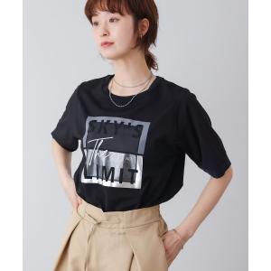 tシャツ スクエアBOXロゴT-shirt レディース
