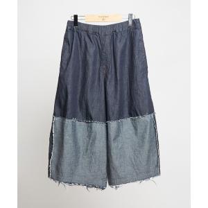 ジーンズ 切替デニムパンツ メンズ レディース