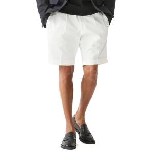 ハーフパンツ パンツ 短パン 「干場義雅×DRESSTERIOR/再入荷/ウォッシャブル」コットン混ハーフパンツ メンズ