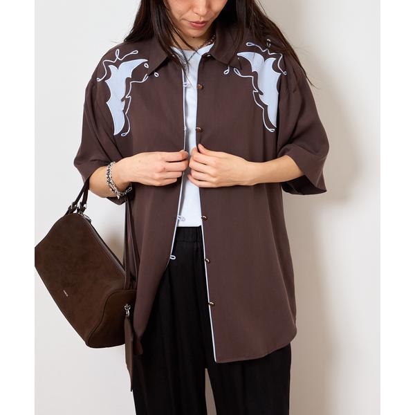 ブラウス シャツ WESTERN HALF シャツ レディース