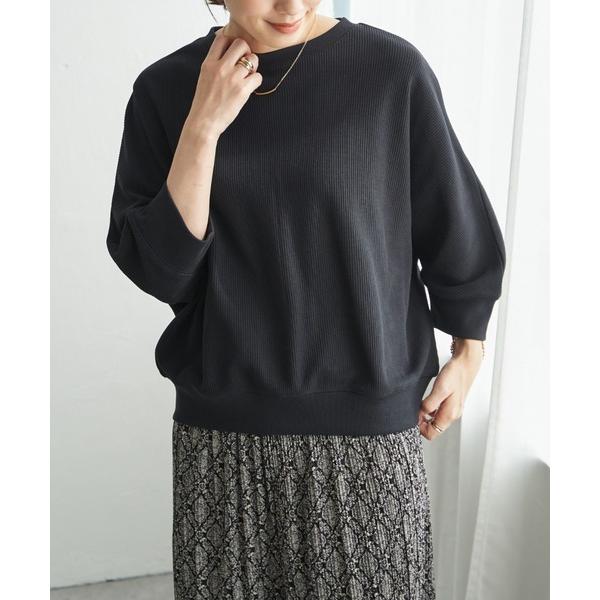 tシャツ 「雑誌InRed5月号掲載」タックフライスドルマンプルオーバー 「親子コーデ」 レディース