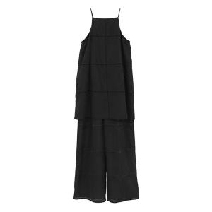 CLANE（クラネ） サロペット オーバーオール CLANE PEPLUM LAYERED ALL