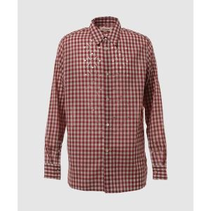 シャツ HEART HOLE PLAID SHIRT メンズ レディース