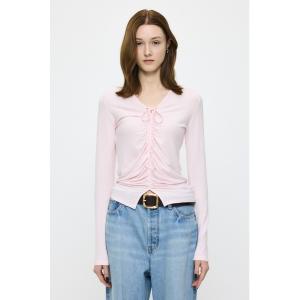 tシャツ GATHER V/N CUT トップス レディース
