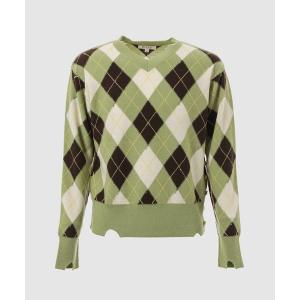 セーター ニット DIAMOND SCRAPED SWEATER メンズ レディース