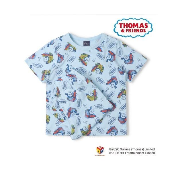 パジャマ きかんしゃトーマス半袖パジャマ キッズ 子供 男の子 女の子