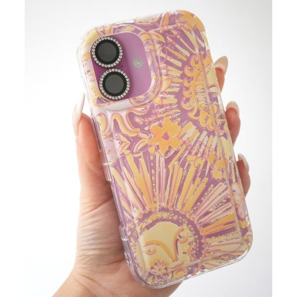 スマホケース 太陽 フラワー  クリア  スマホケース / iPhoneケース ( 13 / 14 ...