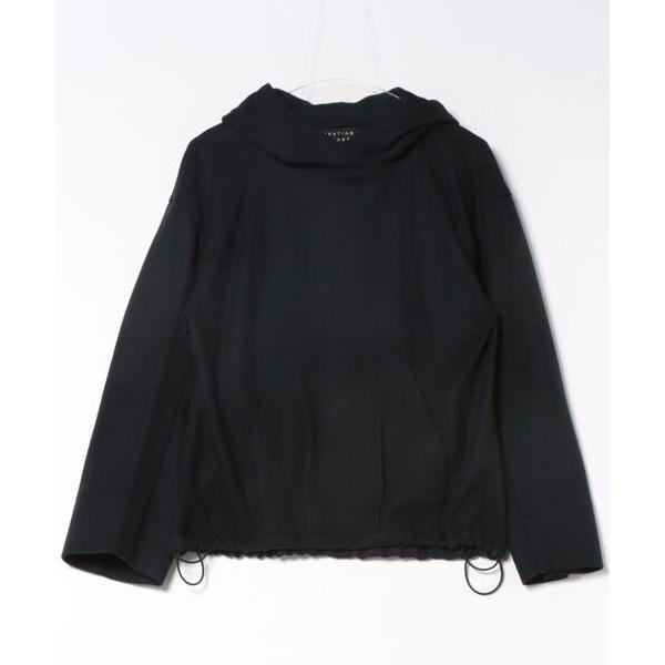 パーカー 「S」「it」「BEATING HEART」ウール カットパーカー レディース