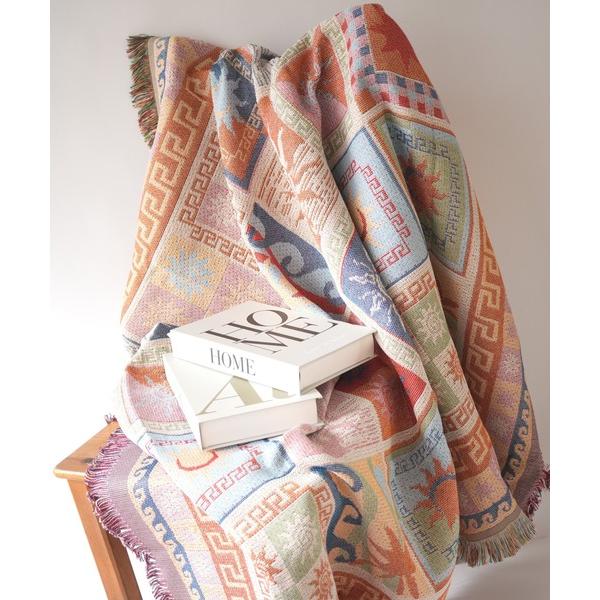 ブランケット 太陽 モチーフ マルチカバー / ブランケット / ラグ