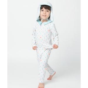ラッシュガード 「3点セット」サン＆ムーンキッズスイムラッシュガード＆パンツ＆帽子 キッズ 子供 男の子 女の子