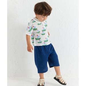 セットアップ 「セットアップ」サンシャイン＆ボート半袖トップス＆パンツ キッズ 子供服 男の子 女の子