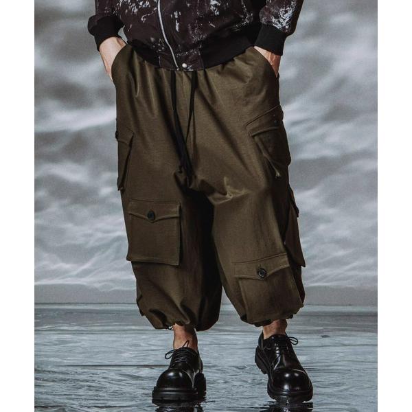 カーゴパンツ mp14921- アシンメトリ-ワイドカーゴPT パンツ(458006-457P) メ...