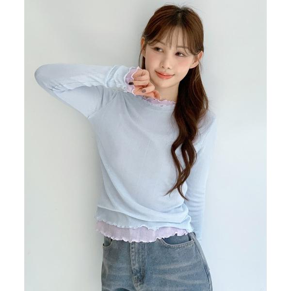 tシャツ 「着用動画あり・選べる6色」 ベーシックスリムウェーブTシャツ/2026 SS COLLE...