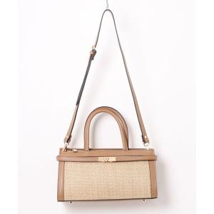 ボストンバッグ 「GIANNI NOTARO」ベルト雑材ハンドルバッグ レディース