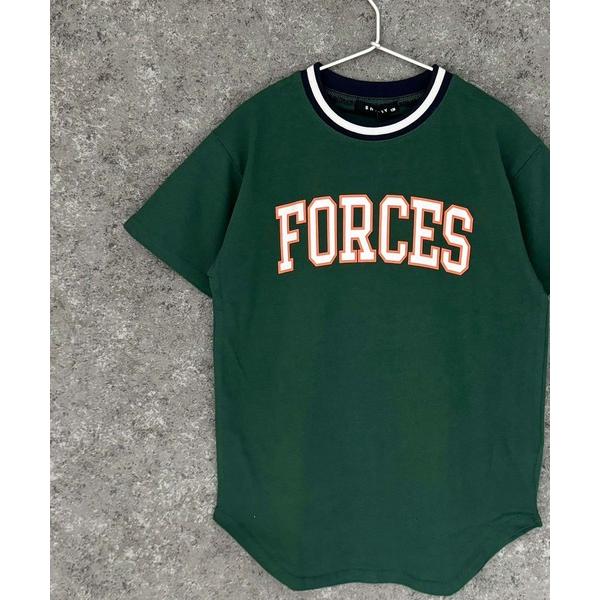 tシャツ キッズ ちょいゆる ラインリブ プリントT キッズ 子供服 男の子 女の子