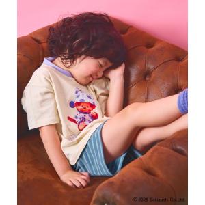 パジャマ 「モンチッチ」ユニセックス 配色 半袖...の商品画像