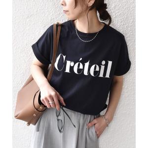 uvカット tシャツ 半袖 「一部WEB限定」SHIPS Colors:「接触冷感・UVカット」ビッグロゴ ドルマン Tシャツ レディース