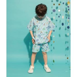 浴衣 「キッズ」甚平 キッズ 子供 男の子 女の子
