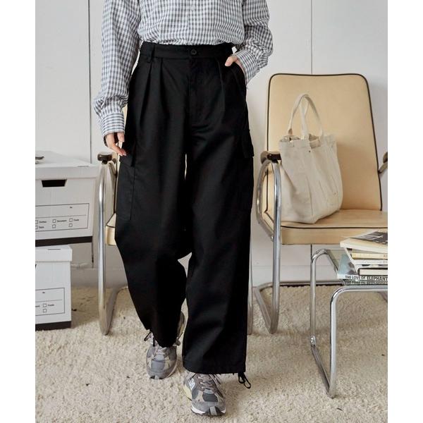 「MONO-MART LADY'S」 カーゴパンツ S ブラック レディース