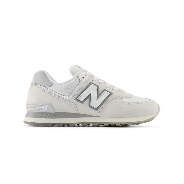 「New Balance」 ローカットスニーカー 25.5cm ライトグレー メンズ
