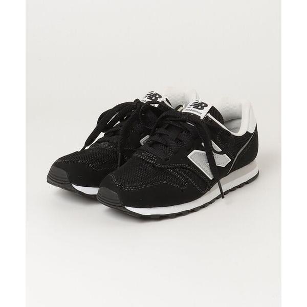 「New Balance」 ローカットスニーカー 23.5cm ブラック レディース