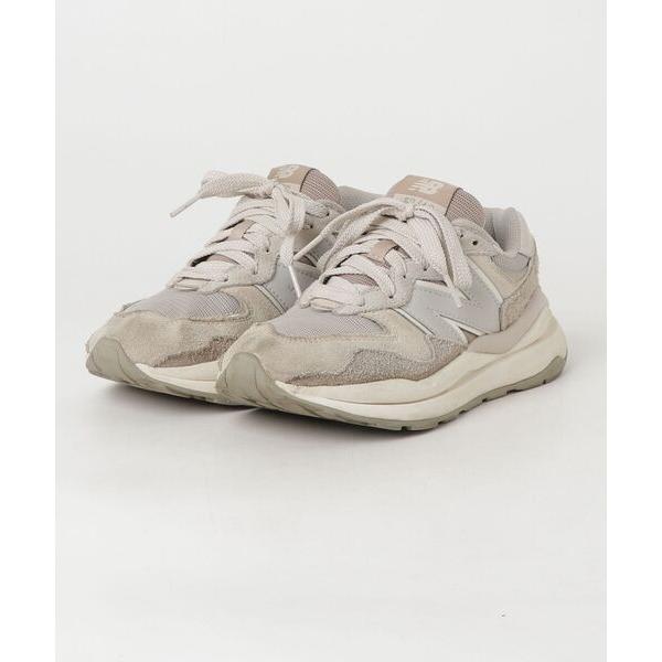 「New Balance」 ローカットスニーカー 22.5cm ベージュ メンズ