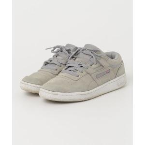 「Reebok」 ローカットスニーカー 23.5cm グレー レディース