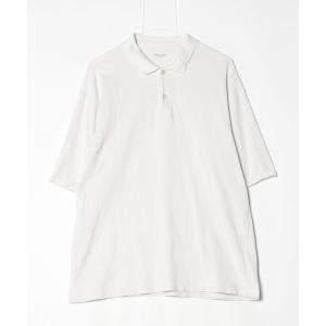 「GLOBAL WORK」 半袖ポロシャツ X-LARGE ホワイト メンズ