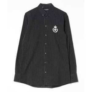 「DOLCE&GABBANA」 長袖シャツ 40 ブラック メンズ