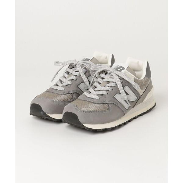 「New Balance」 ローカットスニーカー 23.5cm グレー レディース