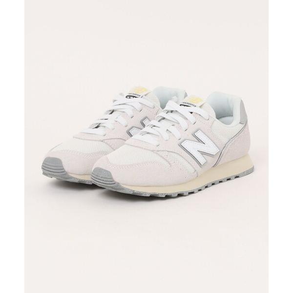 「New Balance」 ローカットスニーカー 23.5cm ホワイト×ホワイト レディース