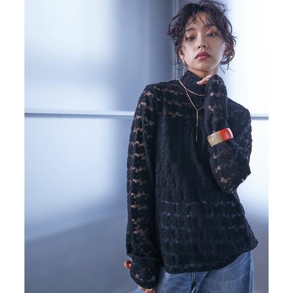 「GEVS.」 「SMILELAND」長袖カットソー LL ブラック レディース