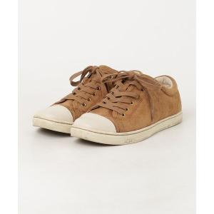 「UGG」 ローカットスニーカー 24.5cm ブラウン レディース