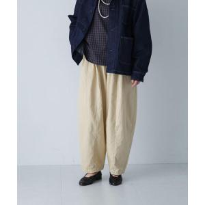 ワイドパンツ パンツ コットンリネンボリュームパ...の商品画像