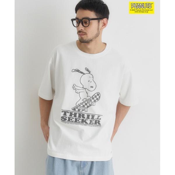 tシャツ PEANUTS(ピーナッツ)「ＰＥＡＮＵＴＳ」グラフィックプリントＴシャツ メンズ
