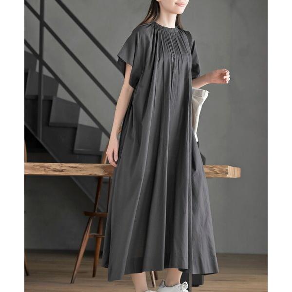 ワンピース キャンブリックスモックワンピース