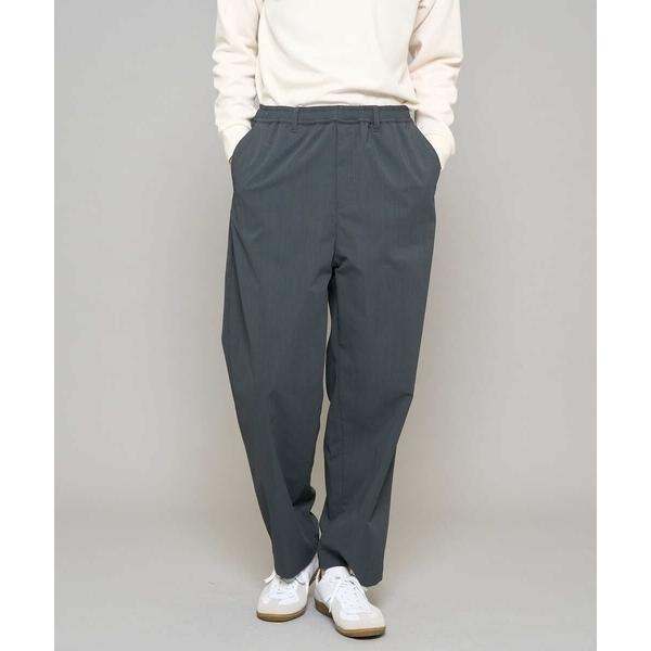 パンツ 「イージーケア/洗濯機で洗える/毛玉になりにくい/ストレッチ」春リライト ワイドシルエットイ...