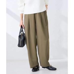 パンツ 2タックパンツ レディース