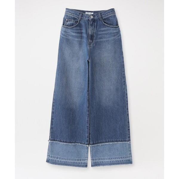 ワイドパンツ ジーンズ デニム デニムパンツ エクステンドワイドデニム レディース