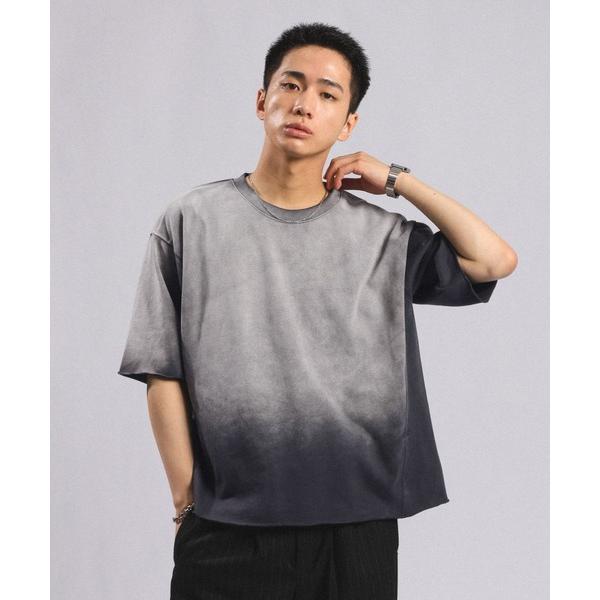 tシャツ Pigment Design Cropped T-Shirt/ピグメント加工クロップドTシ...