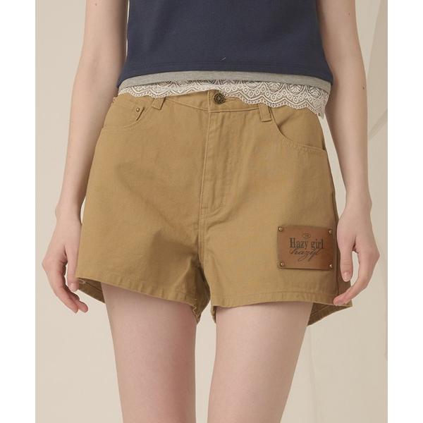 パンツ hazy patch short pants / ヘイジーパッチショートパンツ レディース