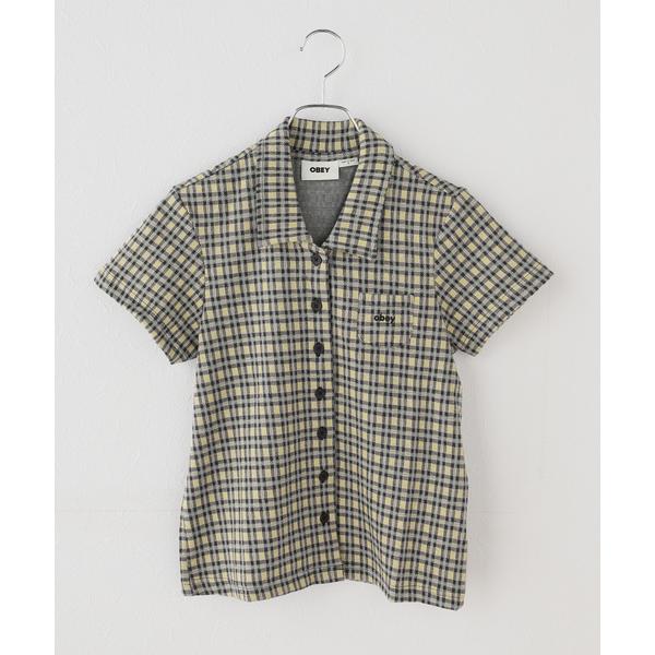 ポロシャツ ポロ OBEY / オベイ LILA MICRO CHECK SS レディース