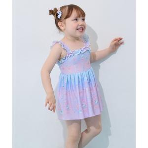 水着 「UVカット」フリルワンピース水着 キッズ 子供 女の子