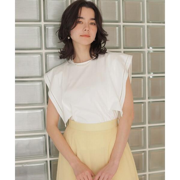 tシャツ プレーティング天竺 フレアスリーブカットソー レディース