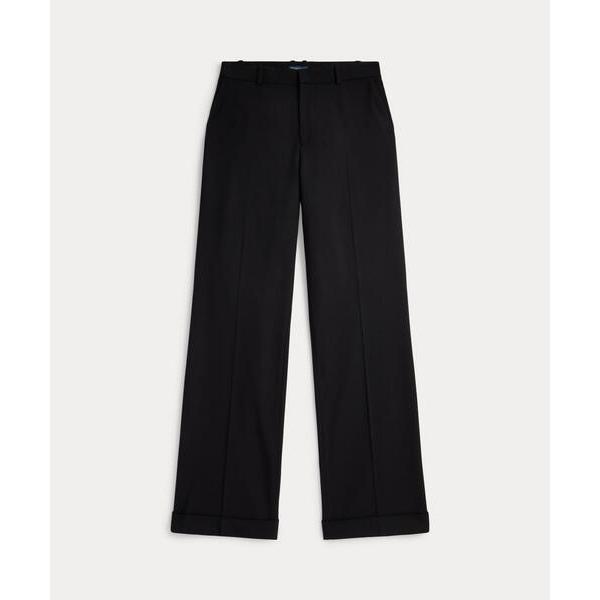 ラルフローレン スラックス パンツ ストレッチウール リラックス ストレート パンツ レディース