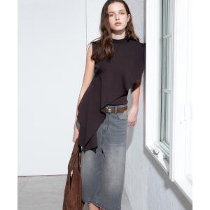 ニット セーター デタッチャブルケープニットトップ / Detachable Cape Knit Top レディース