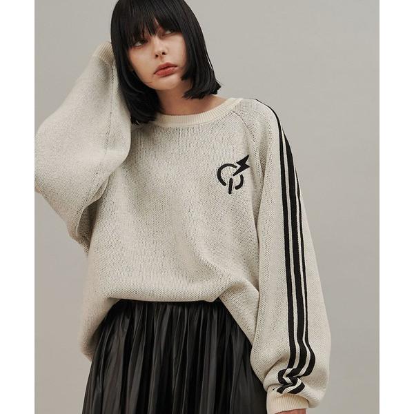 「SeeSew」 長袖ニット M アイボリー メンズ