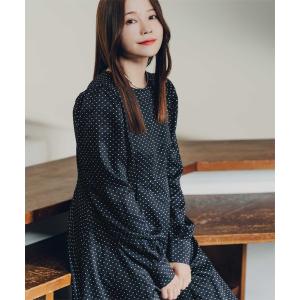 「titivate」 長袖ワンピース M ブルー系その他 レディース
