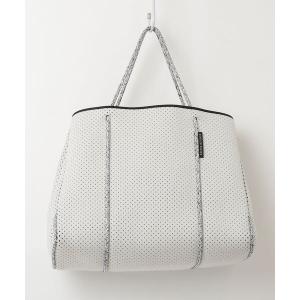 「STATE OF ESCAPE」 トートバッグ - ホワイト レディース
